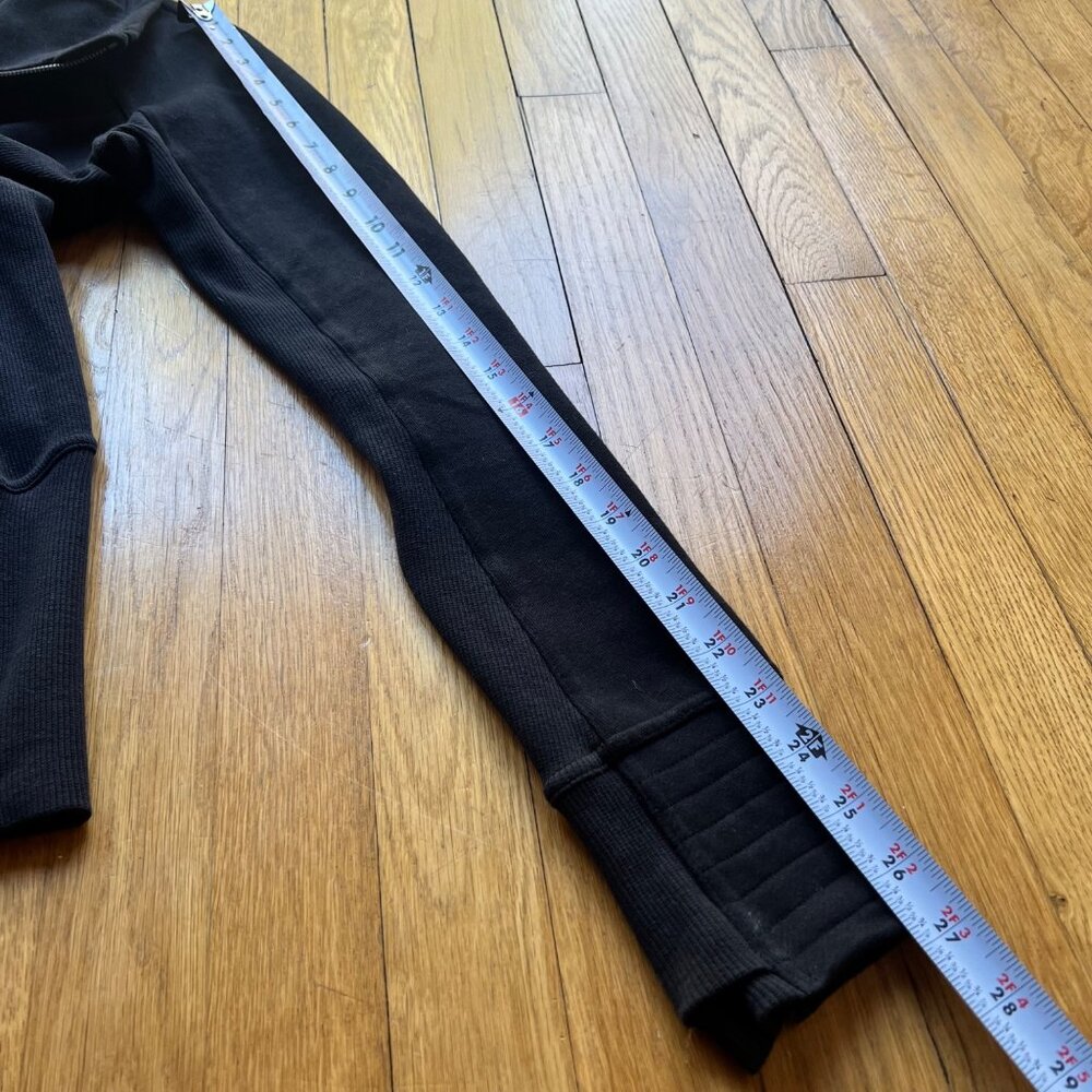 Lululemon size 4 Athleisure Sport Black Funnel Neck Full Zip Radiant Jacket II - Picture 12 of 16